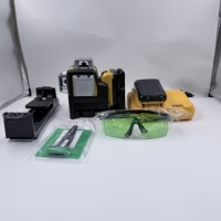 Niveau laser industriel à 360 degrés, vert, manuel, portable, 5 points, lumière horizontale, batterie au lithium, modèle SPY-M-41 DEWALL