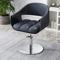 Chaise de Salon de coiffure en métal rotative pour ascenseur de célébrité Internet Simple haut de gamme pour la teinture et la permanente pour les salons de coiffure