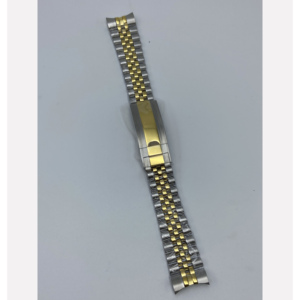 Bracelet de montre en argent massif incurvé 316L de 19 mm, bracelet de remplacement pour Rolex GMT Series - Product Image 1