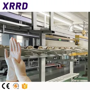 Yeni otomatik lastik bant üretim makinesi lateks eldiven üretim hattı maquina de guantes