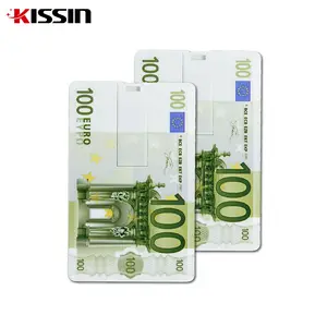 Kissin OEM/ODM塑料信用卡USB棒1GB 2GB 4GB 8GB 16GB 32GB USB闪存驱动器内存USB 2.0卡Pendrive