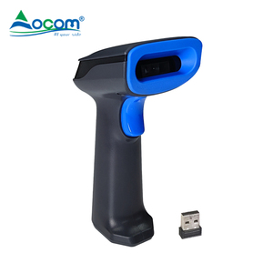 Lector de receptor <span class=keywords><strong>USB</strong></span> de supermercado OCOM, lector inalámbrico de mano, escáner de código de barras inalámbrico 1D/2D de píxeles altos - Product Image 3