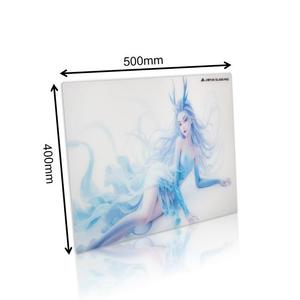 Rechteckige Schreibtisch matte in Sonder größe Rutsch festes großes Mauspad Hochwertiges wasserdichtes Gaming-Glas-Mauspad - Product Image 3