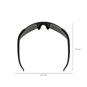 Occhiali di Sicurezza EN166 con Aste Regolabili Grigie - Product Image 3