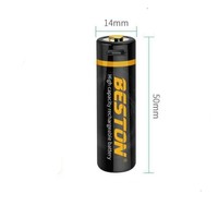 Batterie lithium-ion rechargeable AA taille 14500 1,5 V 2000 mAh avec micro USB