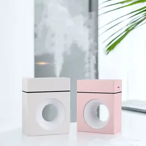 Tùy Chỉnh Nhà Máy Mới Ánh Sáng Màu Công Suất Lớn 500Ml Khuếch Tán Usb Mát Nano Mist Bảng Phòng Ngủ LED New Moon Lamp Máy Tạo Độ Ẩm