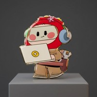 Badge métallique électroplaqué en émail dur, motif personnage de dessin animé mignon et fleur antique, pour casque de gamer, ordinateur portable, broche, sac à dos, décoration de mode