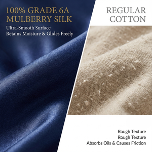 قبعة حريرية مخصصة للنساء للنوم، قبعة نوم 100% حرير مع ملصق مخصص معتمد من OEKO-TEX، عمامة حريرية - Product Image 3