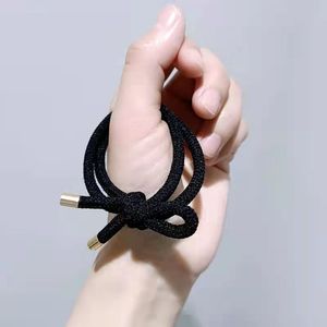 Lazos para el Cabello en Forma de Moño, de Tela, Colores Mezclados, Alta Elasticidad, Uso Diario - Product Image 2