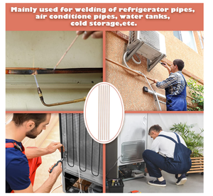 Tiges de soudage en argent massif, accessoires de <span class=keywords><strong>soudure</strong></span> pour HVAC de qualité de réfrigération, accessoires de torche à souder au gaz (E <span class=keywords><strong>soudure</strong></span>) - Product Image 4