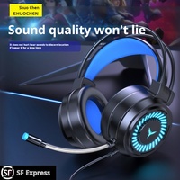 Casque de jeu à haute teneur en protéines coloré cool avec cache-oreilles respectueux de la peau nouveau Design respirant léger accessoire de téléphone portable en métal