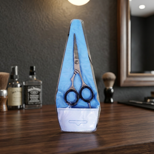 Tijeras Profesionales para Cortar Cabello, Acero Inoxidable, Hoja Afilada, Mango Corto, para Diestros, Uso en Salón, Personalizadas, Sus440c - Product Image 1