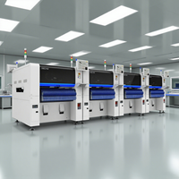 Système de montage SMT Hanwha SM482 entièrement automatique d'occasion avec moteur PLC, système de placement clé en main pour ligne d'assemblage de PCB LED