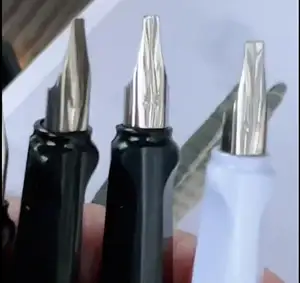 Stylo fontaine à encre amovible pour <span class=keywords><strong>calligraphie</strong></span> <span class=keywords><strong>anglaise</strong></span>, 16 pièces, tailles assorties, 1.1/1.5/1.8/2.5/3.0 - Product Image 4