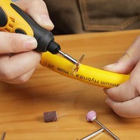 Mini-meuleuse sans fil 3,6 V, outil rotatif de bricolage avec vitesse variable et ensemble d'accessoires de meulage