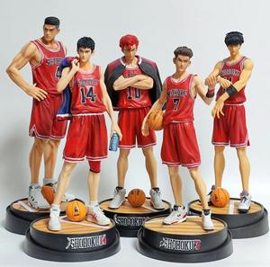 5 Styles 33CM Figurine Statues Slam Dunk Sakuragi Hanamichi Rukawa Kaede Miyagi Ryota Figura PVC Anime Figure Cadeau Jouets - Product Image 1