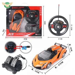 1:16 Gravity Sensor Steering Wheel Remote Control Car With LED Lights Juguete Carros A Control Remoto Coches RC Car Toys