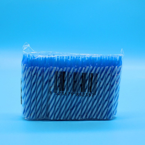 Velas <span class=keywords><strong>de</strong></span> Parafina Pura en Espiral Azul para Cumpleaños, en Bolsas OPP, Precio <span class=keywords><strong>de</strong></span> Fábrica, Venta al Por Mayor - Product Image 2