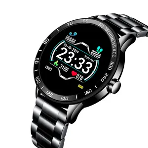 Smart Horloge Mannen Fitness Tracker Horloges Hartslag Bloeddrukmeter Stappenteller Smartwatch Voor Sport