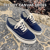 Baskets en toile tendance pour hommes et femmes, respirantes, élégantes, vulcanisées, chaussures de marche à lacets en caoutchouc pour l'été, l'automne et l'hiver