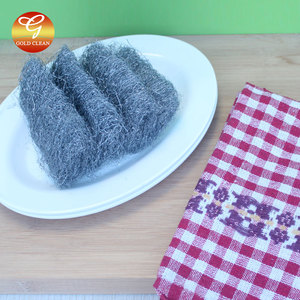 Cuscinetti portasapone in lana d'acciaio cuscinetti per la pulizia della parte superiore del cuoco abrasivo in metallo utilizzati per piatti pentole pentole e forni - Product Image 5