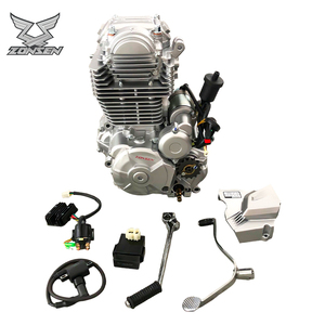 ขายส่งจากโรงงาน เครื่องยนต์ PR300 4 จังหวะ ระบายความร้อนด้วยอากาศ 16KW SOHC 300 ซีซี พร้อมเกียร์ 6 สปีด สำหรับเครื่องยนต์ Bajaj 300 ซีซี พร้อมเพลาบาลานซ์ - Product Image 4