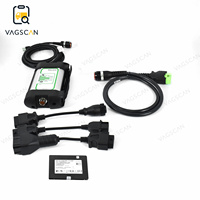 Tablette F110 pour camion, excavatrice, scanner de diagnostic automobile pour vocom, adaptateur Vocom, câble USB OBD, scanner Vocom 88890300, outil de diagnostic