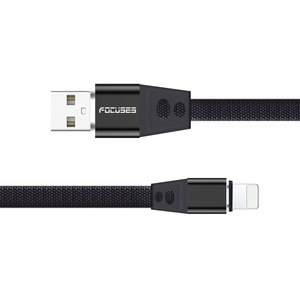 Tela plana Cable de datos USB <span class=keywords><strong>2</strong></span>,0 de alta velocidad Cable del cargador del teléfono para iphone 11 cable - Product Image 2