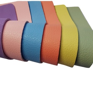 Cuir synthétique PU 1,4 mm résistant à l'abrasion pour sacs, pochettes, cabas, couleurs unies, dos en microfibre - Product Image 2