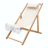 Chaise de plage en bambou moderne et confortable, pliable et portable, pour balcon, vacances, camping, stock d'usine