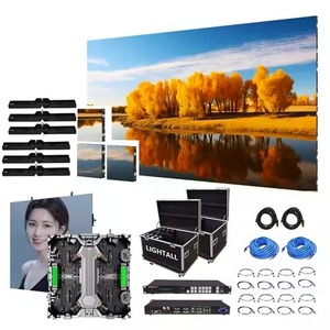 Schermo LED per interni ed esterni 500x500mm, parete video LED per palcoscenico P2.6 P2.9 P3.91, display LED a noleggio con giunzione senza soluzione di continuità - Product Image 2