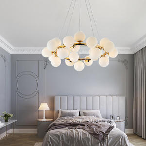 Lustre moderne Biggset Lighting en verre, style Magic Beans, pour <span class=keywords><strong>salon</strong></span> - Product Image 4
