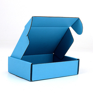 Cajas de cartón para envíos aéreos en stock, tamaños personalizables para envíos exprés de comercio electrónico, cartón corrugado de tres capas extra resistente tipo E. - Product Image 2