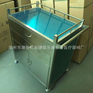 Carrito de Emergencia Lekang 4 de Acero Inoxidable 650*400*860mm, Carro Médico para Uso Hospitalario - Product Image 3