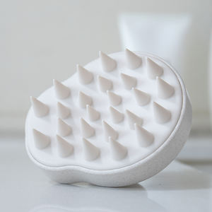 Nuovo Design Spazzola per Shampoo Personalizzabile con Logo, Scrubber in Silicone e Paglia di Grano, Massaggiatore per Cuoio Capelluto - Product Image 6