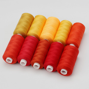 Filo per macchina da cucire fai da te ad alta tenacità per uso domestico 1000 colori 402 opzionale filo per cucire 400 metri 10 colori in piccoli coni - Product Image 6