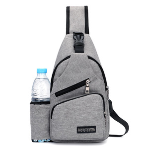 Riñonera deportiva de diseño Popular para hombre, bolso para el <span class=keywords><strong>pecho</strong></span> y el <span class=keywords><strong>hombro</strong></span>, para viajes al aire libre - Product Image 2