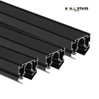 Rail magnétique décoratif pour bureau en Russie, profilé en aluminium pour plafond tendu, lampe magnétique dissimulée pour plafond extensible