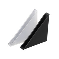 Protecteur d'angle en verre de 2 à 12 mm, noir et blanc, adapté pour protéger le verre ou l'emballage des dommages causés par les chocs