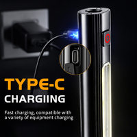 Rechargeable 360 °   Lampe de barbecue portable, accessoires de barbecue pour grillades en plein air, lampe torche avec lumière de camping magnétique