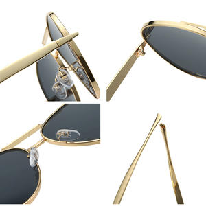 แว่นตากันแดดสำหรับผู้ชายปรับแต่งได้ UV400แว่นกันแดดดีไซเนอร์อินเทรนด์เฉดสีโลหะคลาสสิกสไตล์กีฬานักบินราคาถูกแฟชั่นคลาสสิก - Product Image 2