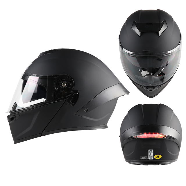 ECE 22.06 DOT Flip up Helmet Motorcycle Dual Visor Flip up Modular Full Face Helmet Model
