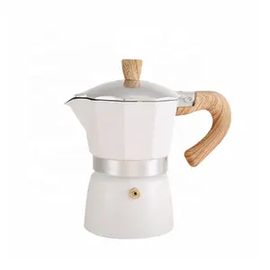 热卖咖啡壶食品级铝家用浓缩咖啡拿铁咖啡机摩卡壶