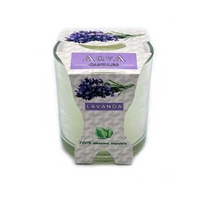 Bougie parfumée naturelle à base de soja, 100% cire végétale, dans un bocal en verre, écologique, pour parfumer l'intérieur. Boîtes de 15 pièces Fabriquées en Italie - Product Image 3