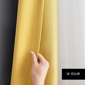 Cortinas opacas con aislamiento térmico alto para patio, cortinas superiores con ojal, puerta francesa, cortinas divisorias de habitación compatibles y cenefas - Product Image 3