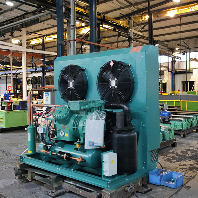 15 HP Semi-Hermetic Refrigeration Unit Refrigeration Compressor System Cold Room Remote Condensing Unit