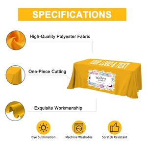Tùy Chỉnh Văn Bản Của Bạn Logo Hiện Đại Ném Phong Cách Khăn Trải Bàn Bảng Bìa Cho Nhà Quảng Cáo Triển Lãm Thương Mại Đảng Sự Kiện - Product Image 3