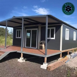 Marco de acero protegido contra terremotos de 40 pies, contenedor extensible plegable, casa pequeña prefabricada, oficina, Hotel, dormitorio, Baño - Product Image 1