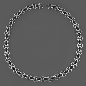Handmade <b>Chains</b> Simple Design Byzantine Hip Hop <b>Chain</b> Stainless Steel Mixed Plating Top Quality - Product Image 5