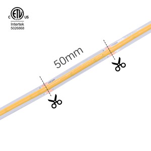 Tira de Luces LED Raymates 480LED/m, Certificación CE, CRI 120, DC 24V, 10w/m, 50mm, Regulable, Cortable, Garantía de 3 Años, Iluminación COB - Product Image 4